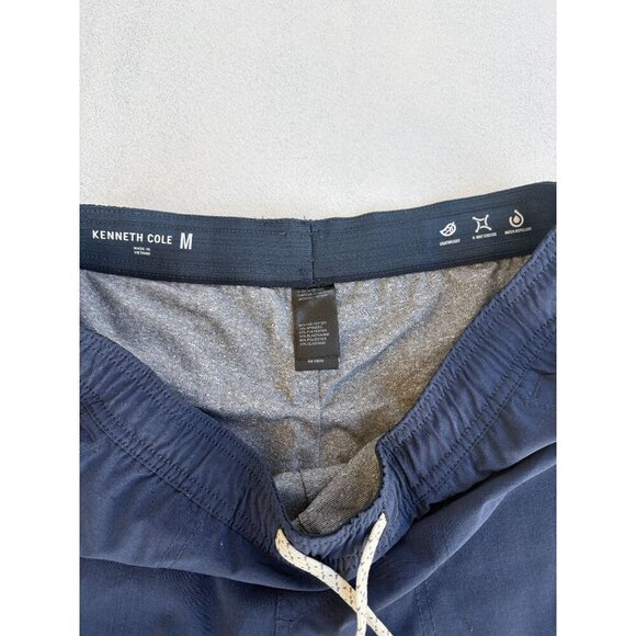 Kenneth Cole Mens Active Compression Liner Navy Drawstring Elastic Waist Size M - Picture 3 of 7